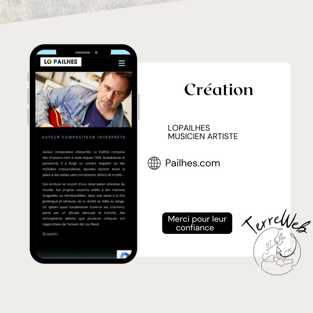 Création site web LOPAILHES par Agence web avignon terre web